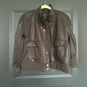 Evereve XS brown bomber jacket.